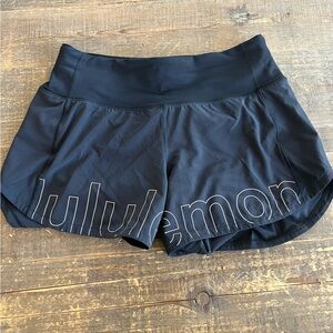 Size 2 speed up High-Rise Lined Short 4" in black